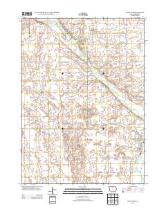 Dows West 2013 topographic map thumbnail