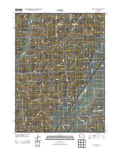 Dunlap SW 2013 topographic map thumbnail