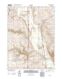Huxley 2013 topographic map thumbnail