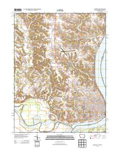 Keokuk 2013 topographic map thumbnail