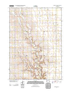 Hartley SW 2013 topographic map thumbnail