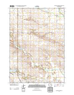 Hampton North 2013 topographic map thumbnail