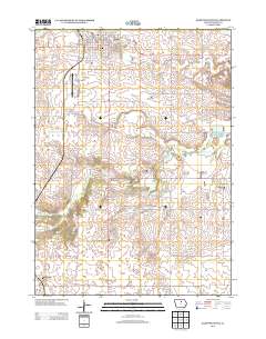 Hampton South 2013 topographic map thumbnail