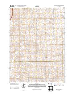 Granville West 2013 topographic map thumbnail