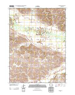 Ladora 2013 topographic map thumbnail