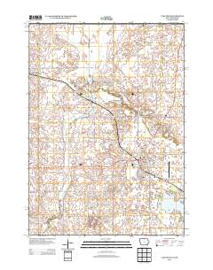 Lake Mills 2013 topographic map thumbnail