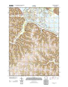 Lansing 2013 topographic map thumbnail