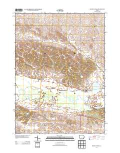 Middle Amana 2013 topographic map thumbnail