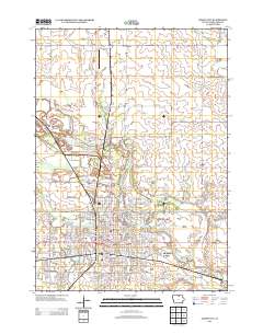 Mason City 2013 topographic map thumbnail