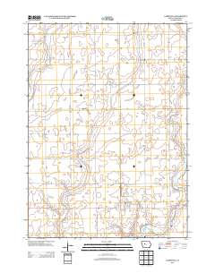 Lohrville 2013 topographic map thumbnail