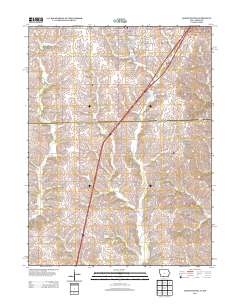 Lamoni South 2013 topographic map thumbnail