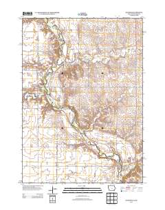 Klondike 2013 topographic map thumbnail