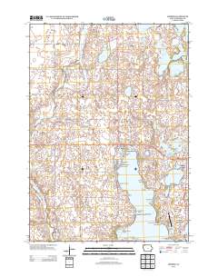 Okoboji 2013 topographic map thumbnail