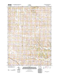 Postville NW 2013 topographic map thumbnail