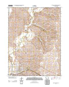 Red Oak North 2013 topographic map thumbnail
