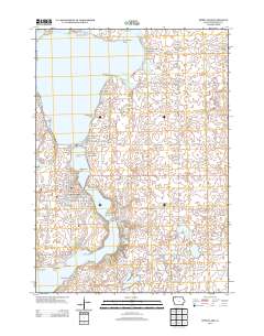Spirit Lake 2013 topographic map thumbnail
