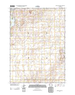 Spirit Lake SE 2013 topographic map thumbnail
