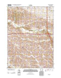 Tiffin 2013 topographic map thumbnail