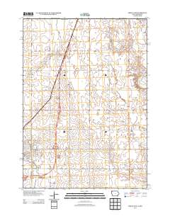 Sibley East 2013 topographic map preview