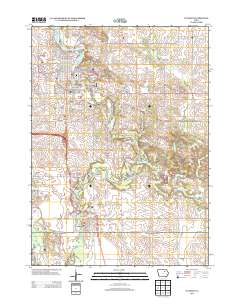 Waverly 2013 topographic map thumbnail