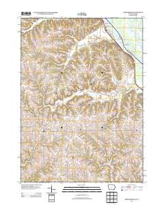 Springbrook 2013 topographic map thumbnail
