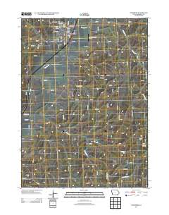 Woodbine 2013 topographic map thumbnail