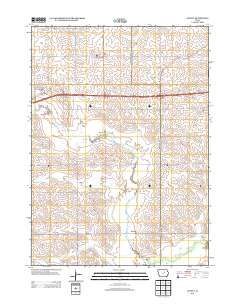 Zaneta 2013 topographic map thumbnail