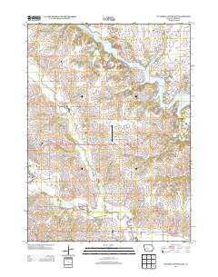 Guthrie Center East 2013 topographic map thumbnail
