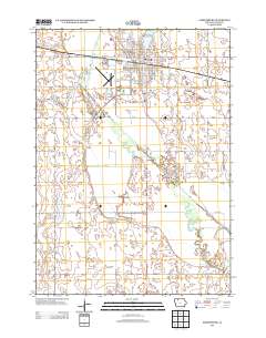 Emmetsburg 2013 topographic map thumbnail