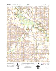 La Porte City 2013 topographic map thumbnail