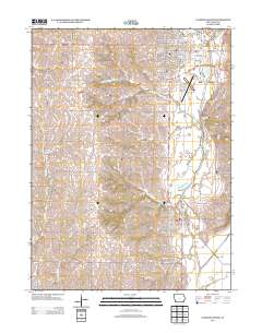 Clarinda South 2013 topographic map thumbnail