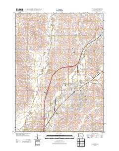 Le Mars 2013 topographic map thumbnail