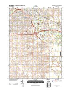 Waterloo South 2013 topographic map thumbnail