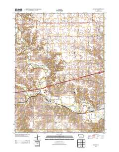 Waukee 2013 topographic map thumbnail