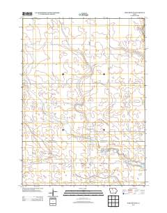 West Bend NE 2013 topographic map thumbnail
