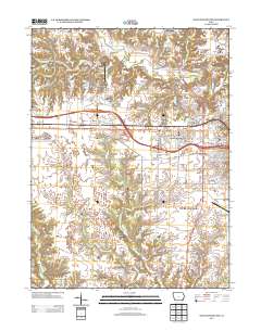 West Burlington 2013 topographic map thumbnail