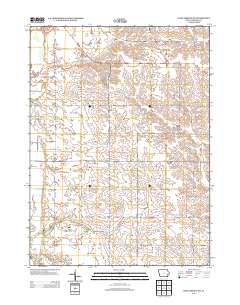 West Liberty SW 2013 topographic map thumbnail