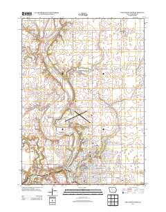 Fort Dodge North 2013 topographic map thumbnail