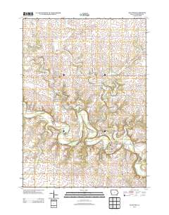 Bluffton 2013 topographic map thumbnail