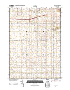Hanford 2013 topographic map thumbnail