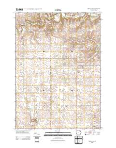 Cresco NW 2013 topographic map thumbnail