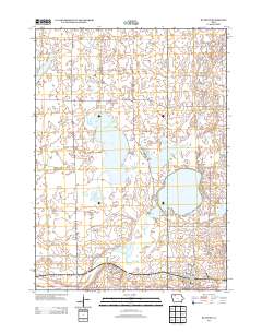 Ruthven 2013 topographic map thumbnail