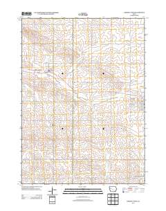 Odebolt West 2013 topographic map thumbnail