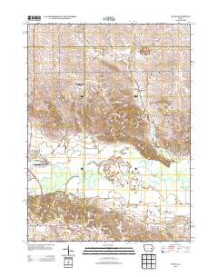 Amana 2013 topographic map thumbnail