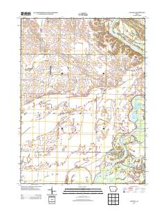Atalissa 2013 topographic map thumbnail