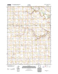Carroll NE 2013 topographic map thumbnail