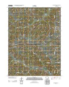 Blakesburg 2013 topographic map thumbnail