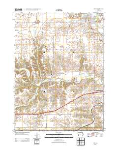 Adel 2013 topographic map thumbnail
