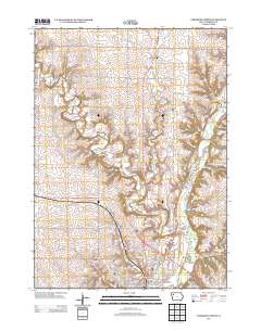 Cherokee North 2013 topographic map thumbnail