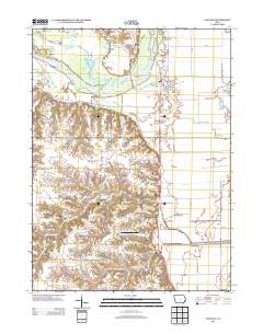 Oakville 2013 topographic map thumbnail